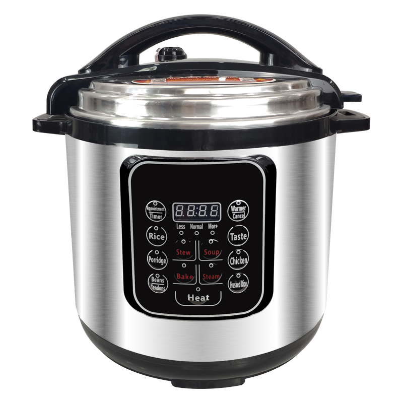 8L Multifunction Automatic Electrical Presure Cooker Slow Cook Fast Cooking Stainless Steel Instant Pressure Pot