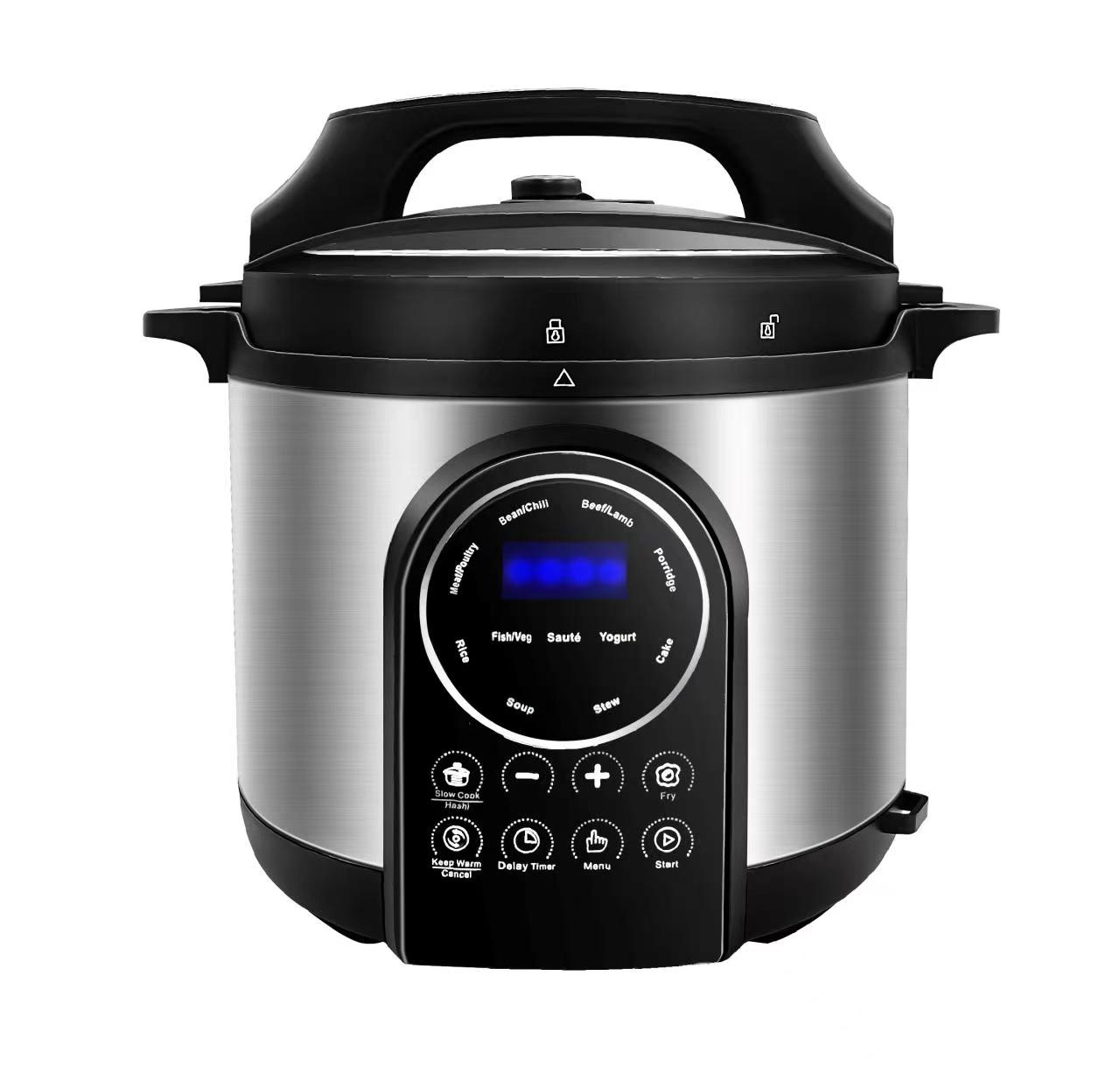 New design 15 function programs digital touch control panel smart pressure cooker