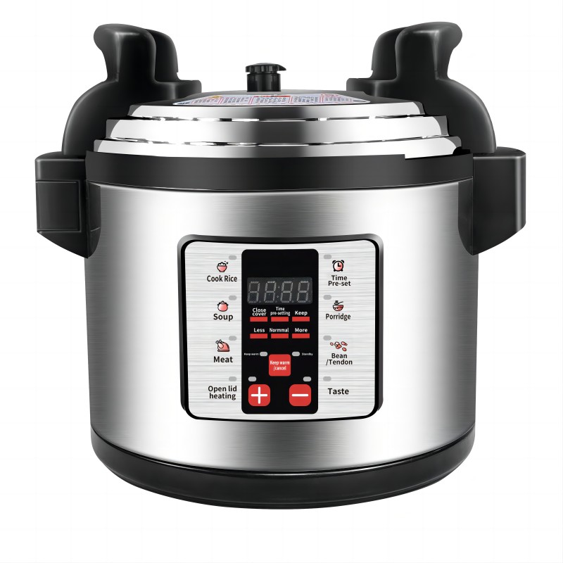 Commercial Use 15L-45L Large Big Pressure Cooker For Hotel Kitchen Canteen Supplies Fast Cook Energy Saving Cooker