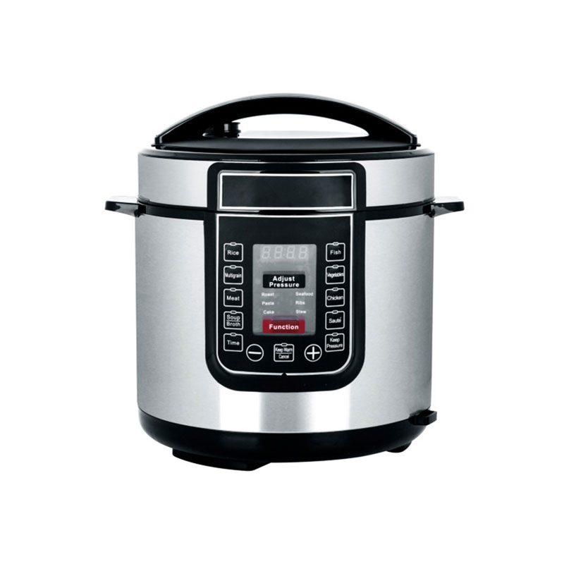 Blcak Color 8 Function 5L/6L Multi Pressure Cooker Can Select Taste Function With Timer Setting