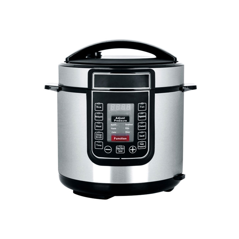  Blcak Color 8 Function 5L/6L Multi Pressure Cooker Can Select Taste Function With Timer Setting 